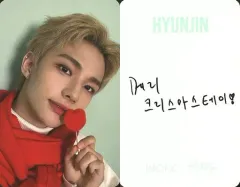 【中古】コレクションカード(男性) Stray Kids/Hyunjin(ヒョンジン)/裏面印刷メッセージ入り/「NACIFIC×Stray Kids」シカプレミアムセット購入特典フォトカード