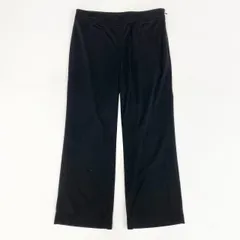 64d30 LEONARD レオナール カンカン素材 リラックスパンツ カジュアルパンツ サイズ67 ブラック アセテート ポリエステル レディースのサムネイル