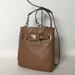2508-391｜美品｜マイケルコース ショルダーバッグ レザー ブラウン