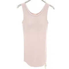 未使用 gelato pique ジェラートピケ カップイン タンクトップ F ピンク系 レディース 古着