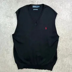 Polo by Ralph Lauren ポロバイラルフローレン コットンニットベスト メンズXL 