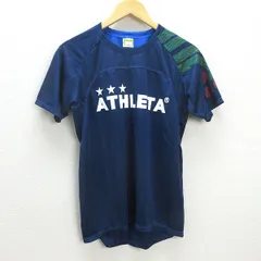 G■アスレタ/ATHLETA Tシャツ/フットサル トレーニングウエア【M】紺/men's/93【中古】■