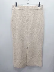 ◇ BEAUTY&YOUTH ロング丈 タイト スカート サイズ表記なし ベージュ レディース E  【1405140004571】