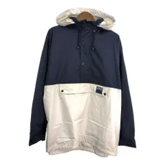 90年代 NIKE ナイキ ハーフジップ ナイロン プルオーバージャケット スポーツ 大きいサイズ ネイビー (メンズ XXL) 中古 古着 S8039