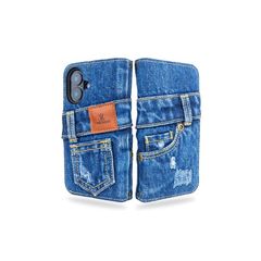 UK Trident デニム iPhone16ケース 手帳型 スマホケース iPhoneケース (アイフォン16 ケース 6.1インチ対応 アイフォンケース）カード収納 おしゃれ iPhone16 ケース 1