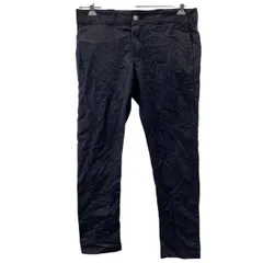 Dickies ワークパンツ チノパンツ W34 ディッキーズ ブラック スキニーストレート 古着卸 アメリカ仕入 2409-289