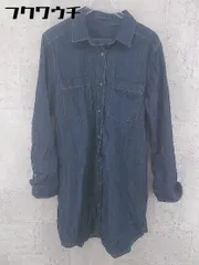 ◇ Simplicite シンプリシテェ 長袖 膝下丈 ワンピース ブルー系 レディース 【中古】 【1002802361968】