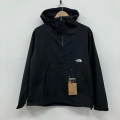 （美品）ノースフェイス　 コンパクトアノラックナイロンジャケット ブラック THE NORTH FACE ザ・ノース・フェイス ジャケット メンズ