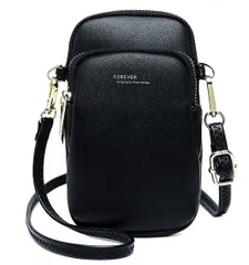 【特価セール】多機能 シンプル スマホポーチ ポシェット 斜め掛け マルチ収納 ショルダーバッグ 小物入れ ミニバッグ 可愛い レディース PU革製 MEIION] [M