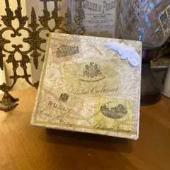 フランスついたてヴィンテージ 古地図デコパージュハンドメイド