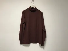 美品本物ブラクトメントBRACTMENTウールタートルネックニット長袖ロンTセーターサーフアメカジミリタリースケーターストリートビジネスメンズ赤ワインレッド日本製38M