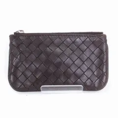 ボッテガヴェネタ BOTTEGA VENETA イントレチャート キーケース レザー 茶 ブラウン ☆AA★のサムネイル