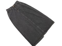 ABITOKYO アビトーキョー ロング デニムスカート sizeM/黒 ■■ レディース