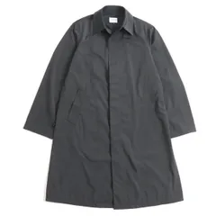 良品■正規品 ARMANI COLLEZIONI アルマーニ コレッツォーニ 比翼仕立て スプリング ロング ステンカラーコート ブラック 46 メンズのサムネイル