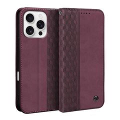 【今売れています】Gedurya iPhone 16 Pro Max ケース 手帳型 アイフォン16プロマックス ケース iPhone 16 Pro Max 手帳型 ケース ひし形柄 マグネット式 スタンド機能 iPhone16ProMax ケース 手帳型 携