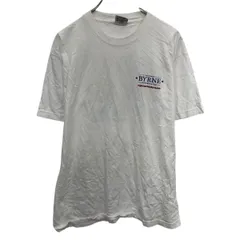 BAYSIDE プリントTシャツ L ホワイト プルオーバー バックプリント アメリカ製 カットソー 古着卸 アメリカ仕入 a704-5709