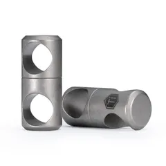 【在庫セール】チタン製 360°回転コネクタ 金具 コネクタ ねじれ防止 車キーホルダー キーリング メンズ スマートキー チタン 紛失防止 小型 KA07 軽量 重さ3.8g(コネクタ [KeyUnity] 2個)