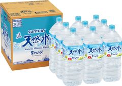 【特価】 Restock サントリー 天然水 ミネラルウォーター 2L ×9本