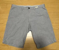 Tommy Hilfiger(トミーヒルフィガー) メンズ グレンチェックパンツ ハーフパンツ 34