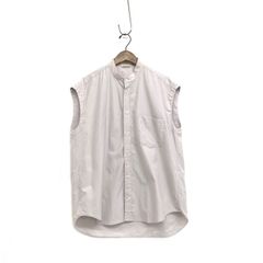 auralee ノースリーブスタンドカラーシャツ 世界中の商品を購入