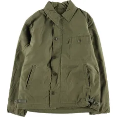 a2 デッキジャケット　a-2ミリタリー　70s 80s 米軍　アメリカ製 AAA33 本物 実品 80s U.S. NAVY A-2 デッキジャケット M