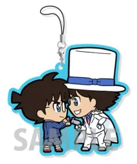 【中古】ストラップ(キャラクター) コナン＆キッド 「名探偵コナン ちょこかわツインラバーストラップ Vol.2」