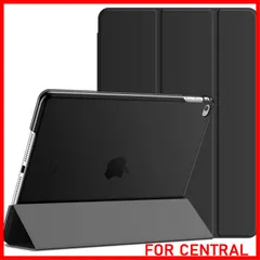 【特価】JEDirect iPadair2 ケース 三つ折スタンド オートウェイクアップ/スリープ機能iPad Air 2用 (ブラック)