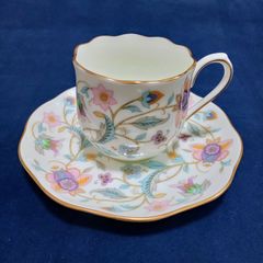 希少】宮内庁御用達 ナカヤマ 中山陶器 デミタスカップ＆ソーサー