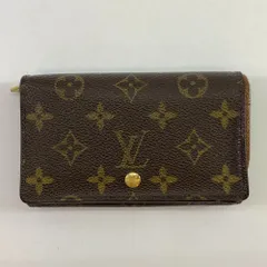 04w4920▽※【中古】LOUIS VUITTON ルイ・ヴィトン ポルトモネ ビエ トレゾール M61730 廃盤 モノグラム ゴールド金具 二つ折り財布 ブラウン系 ユニセックス【八王子店】