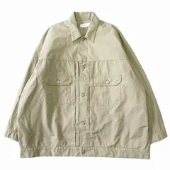 美品 20AW グラフペーパー Graphpaper "High Count Weather Trucker Jacket" ハイカウントウェザー トラッカー ジャケット ブルゾンのサムネイル