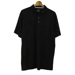 プーマ ポロシャツ トップス 半袖 無地 ゴルフウエア メンズ US/CAN L/Gサイズ ブラック PUMA 【中古】