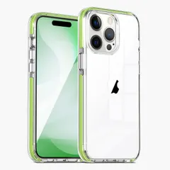 【数量限定】Pro 用 15 ケース クリア 米軍規格 耐衝撃 おしゃれ 耐久性 iPhone カバー アイフォン15 Pro スマホケース クリアで透明なハード背面パネル 傷付き防止 薄型軽量 MuZiF 人気 シンプル 携帯カバー ケース（iPhone 1