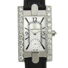 【本物保証】 超美品 ハリーウィンストン HARRY WINSTON アヴェニュー 310LQW スモールセコンド レディース クォーツ 電池 腕時計 スモセコベゼルダイヤのサムネイル