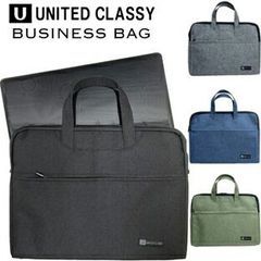 16インチ パソコン が入る ビジネス バッグ PC サブ バッグ, UNITED CLASSY 出張に メンズ ビジネス ショルダー バッグ ビジネス マルチ バッグ 父の日 母の日 通勤 通学 全面 ウレタンクッション入り 5222 頑張る 父 プレゼント
