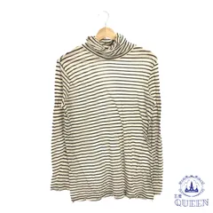 ☆美品☆ SM2 トップス ニット セーター 長袖 タートルネック レディース ボーダー M 901-7854 送料無料 古着