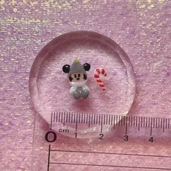 リルリンリン、ディズニークリスマス、3Dネイルパーツ2点セット