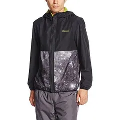 アディダス(adidas) Hi-MIX 総柄ウィンドジップパーカー BWV81 メンズ AZ6702 ブラック/インテンスライムS07 Mサイズ