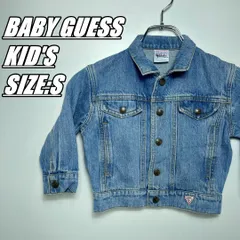 【US古着】GUESS BABY　ゲス　ベビー　デニムジャケット　キッズ　サイズ表記S　インディゴ