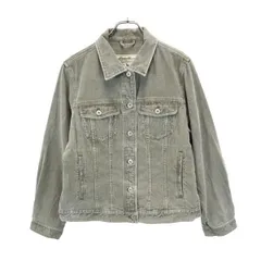 エディーバウアー コーデュロイジャケット L カーキ Eddie Bauer レディース 【中古】  【230225】