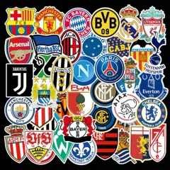 50枚 サッカーステッカー サッカーチームシール サッカークラブ防水シール JDF