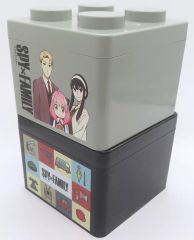 [중고] 잡화 집합 (그레이) 블록 스타일 케이스 [SPY × FAMILY]