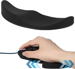 fogman マウス リストレスト 連動 移動タイプ 一体型 人間工学 右手専用(ブラック)