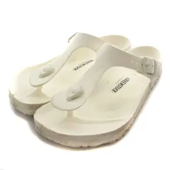 ビルケンシュトック BIRKENSTOCK ギゼ GIZEH トングサンダル フラット EVA 41 26.5cm 白 ホワイト /NW38 ●D