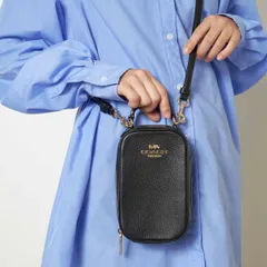 新品 コーチ COACH ショルダーバッグ フォーン クロスボディ ゴールド/ブラック