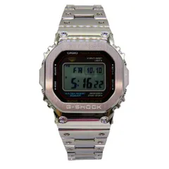 【中古】カシオ CASIO G-SHOCK GMW-B5000D-1CJF フルメタル シルバー Bluetooth ソーラー 電波 腕時計 メンズ 未使用品 A2504181【無料ギフトラッピング承ります】