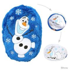 アナと雪の女王　リバーシブルペンケース　オラフ柄（青・白）　ディズニープリンセス　アナ雪　ペンポーチ　Disney FROZEN　4901770448039