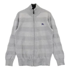 BURBERRY BLACK LABEL バーバリーブラックレーベル  長袖ニットジャケット  グレー系 2 [240101413383] メンズ
