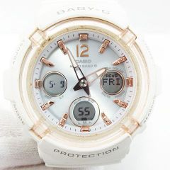 CASIO カシオ BABY-G 電波ソーラー時計 電池交換不要 ベビーG ホワイト レディース BGA-2800 LF0051-0508④