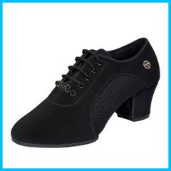 【特価商品】社交ダンス 社交ダンス 女性 ジャズローヒール 練習用 レッスン ダンスニーカー ジャズ タンゴ サルサ 初心者 ラテン モダン 上級者 レースアップ レディース 幅広 ティーチャーズ シューズ スタンダード ラテンシューズ [Ylikeable]