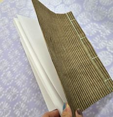 芭蕉布の和帳　沖縄の古布